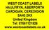 Picture of Personalised YELLOW  ADDRESS Labels - 38mm x 25mm
